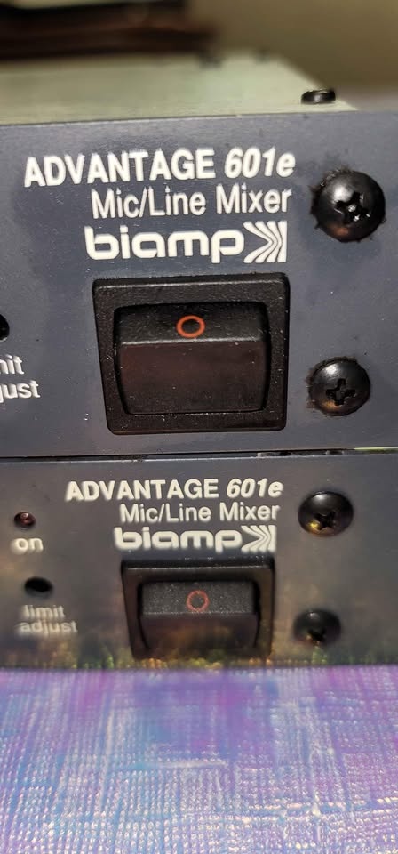 BIAMP Advantage 601e Mic/Line Mixer - Like New - photo 4