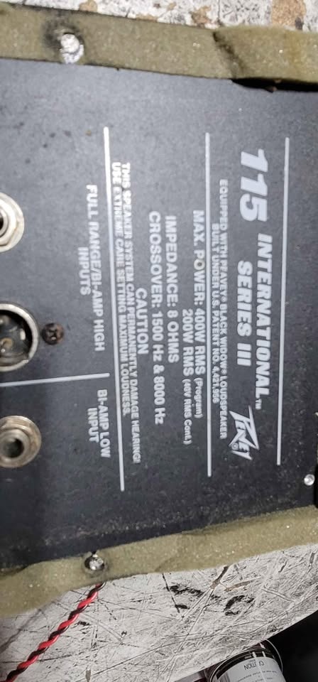 Peavey 3 Way Crossover - 400W Program - photo 3