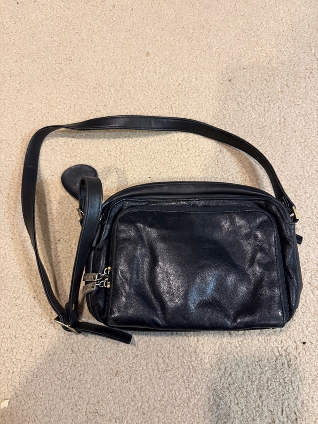 Rafy leather black women’s bag, purse, for sale!