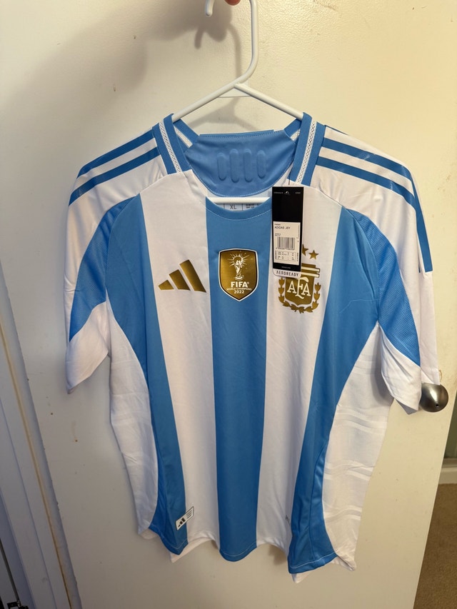 2025 Argentina Home Soccer Jersey - Brand New w/ Tags - photo 2