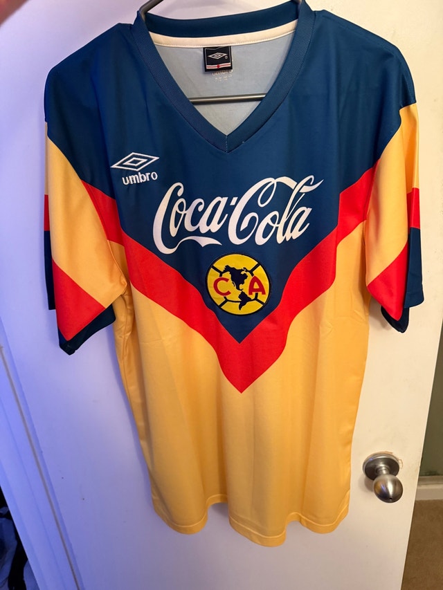 Club América Retro Home Soccer Jersey XL - photo 2