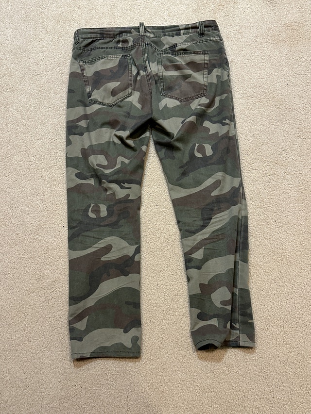 Urban Heritage Skinny Military Green Camo Pants - photo 4
