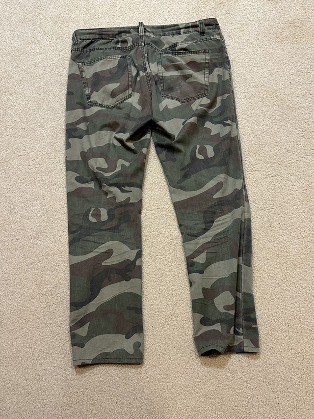 Urban Heritage Skinny Military Green Camo Pants - photo 5