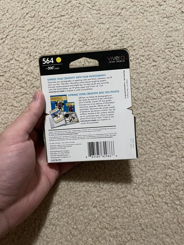 HP 564 Genuine Yellow Ink Cartridge (CB320WC) - photo 5