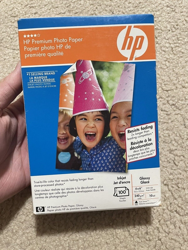 HP Premium Photo Paper - 4 x 6" - 100 sheets - photo 2