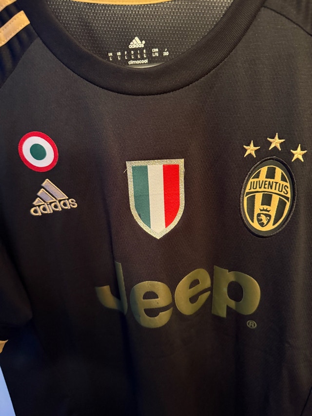 Juventus 15/16 Black & Gold Dybala #21 Jersey - Size L - photo 3