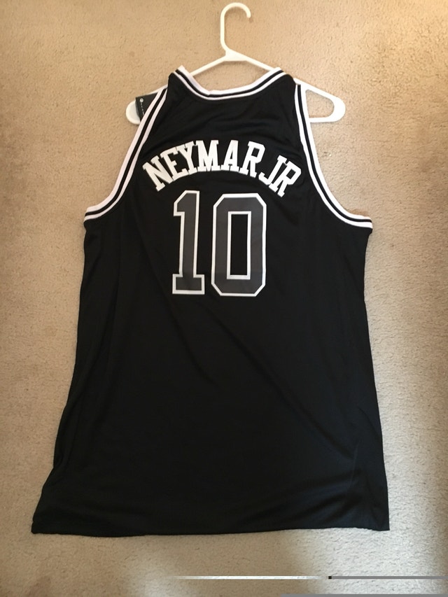 PSG Black Soccer/Basketball Jersey (#10 Neymar JR) - Rare! - photo 2