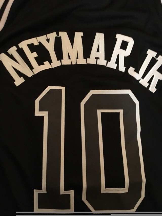 PSG Black Soccer/Basketball Jersey (#10 Neymar JR) - Rare! - photo 4