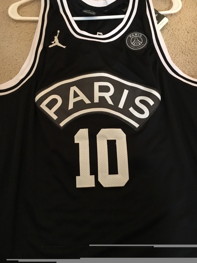 PSG Black Soccer/Basketball Jersey (#10 Neymar JR) - Rare! - photo 5