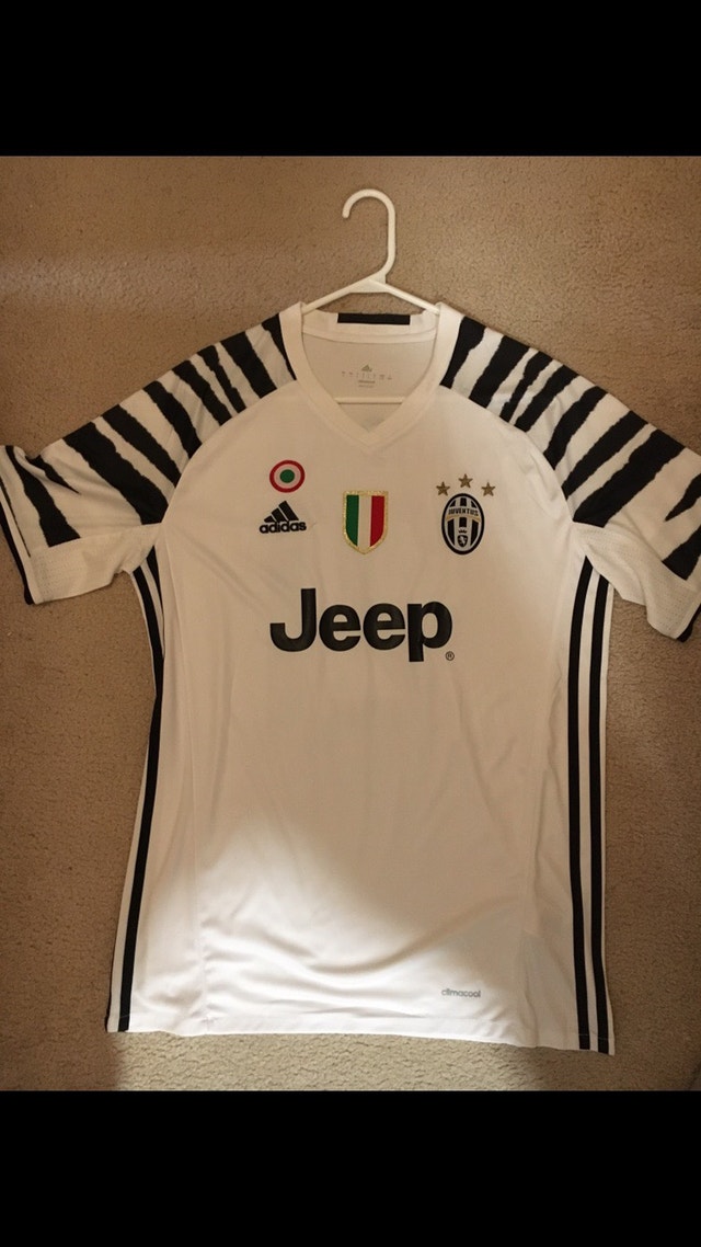 Juventus White Soccer Jersey (#21 DYBALA) [Perfect Condition]