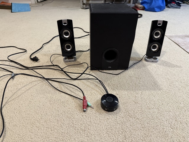 Computer, Monitor speakers