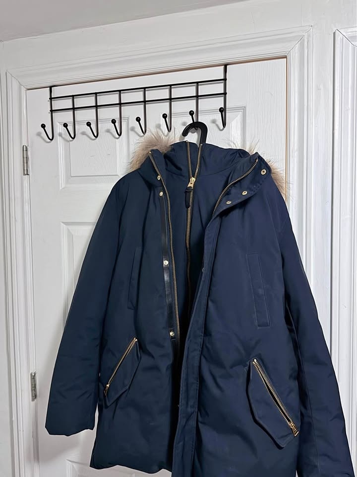 Mackage Navy Winter Jacket Fur Hood