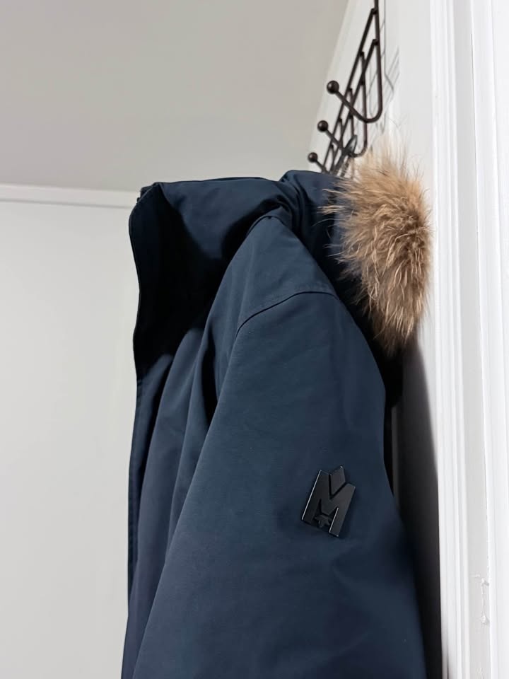 Mackage Navy Winter Jacket Fur Hood - photo 2
