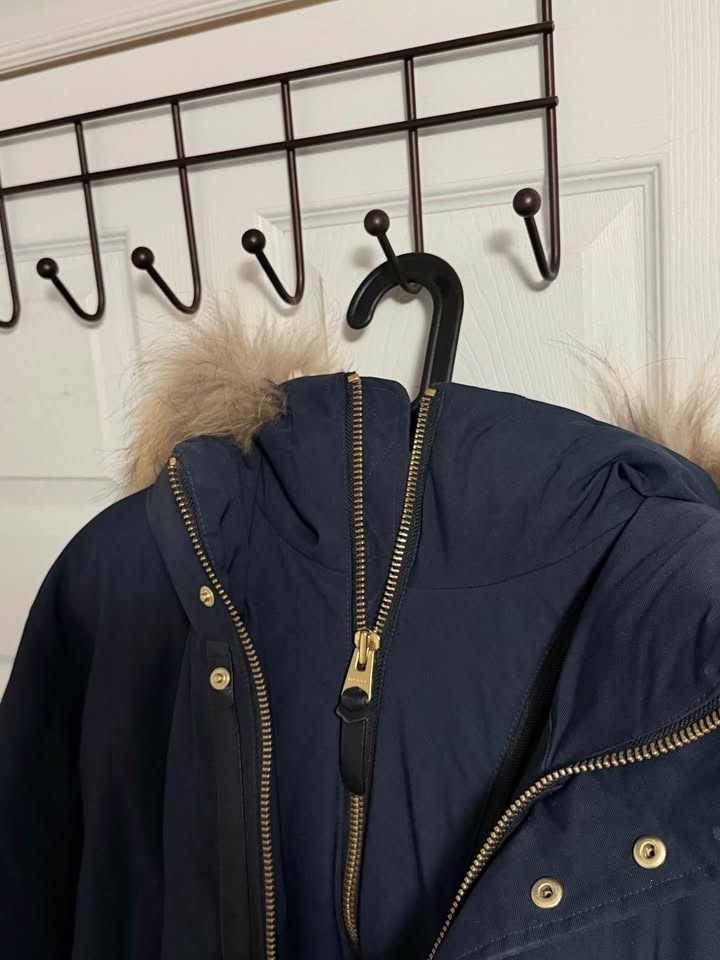 Mackage Navy Winter Jacket Fur Hood - photo 3