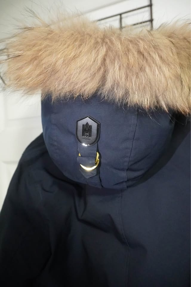 Mackage Navy Winter Jacket Fur Hood - photo 4
