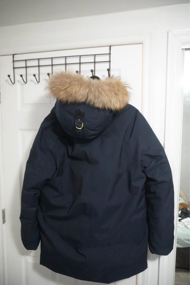 Mackage Navy Winter Jacket Fur Hood - photo 5