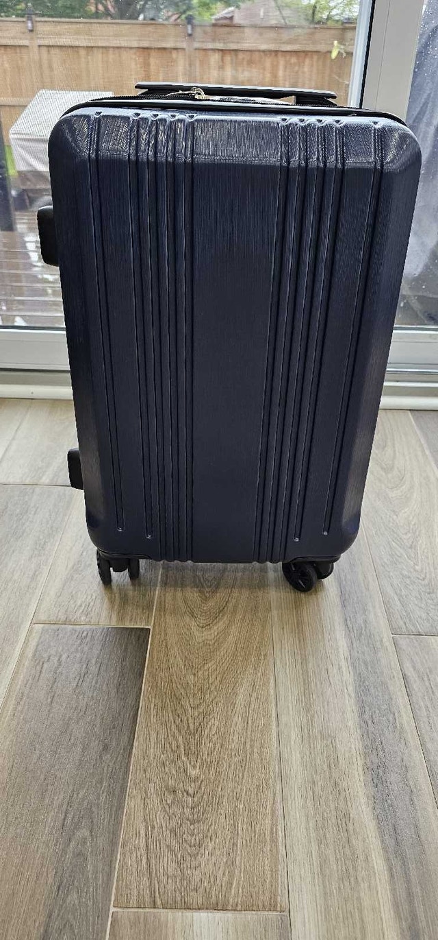 Coolife 20 inch Carry On Luggage (Navy)