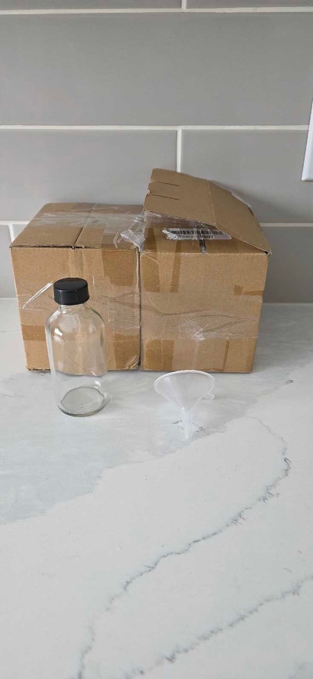 BPFY 12 Pack 4oz Glass Bottles