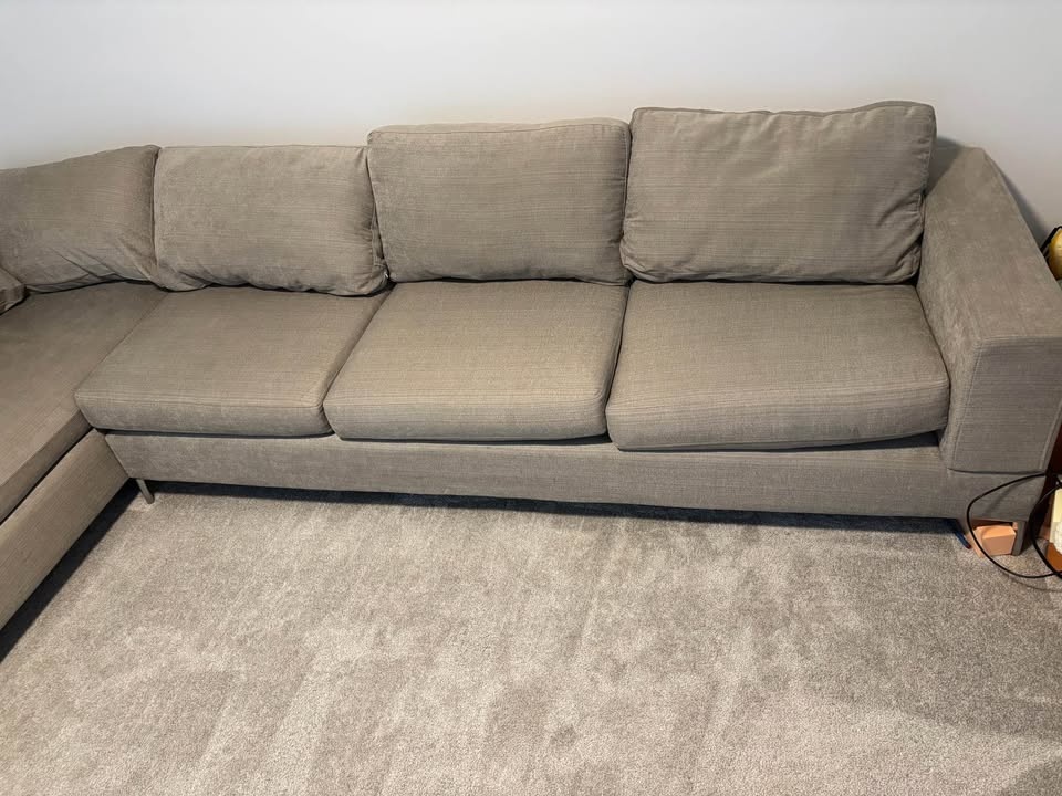 Gray Sectional Couch - photo 3