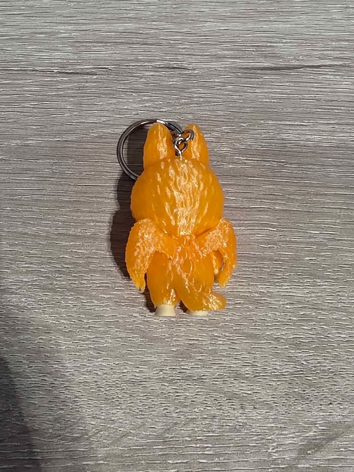 Labubu Angel Keychain - 3D Printed - photo 2