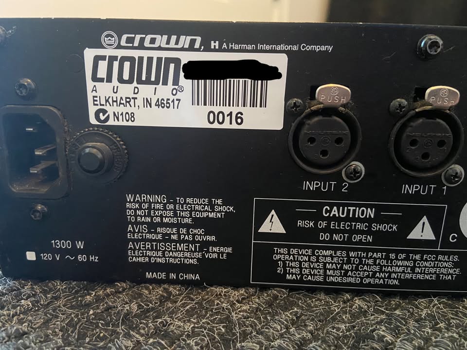 Crown XLS 402 Poweramp - photo 3