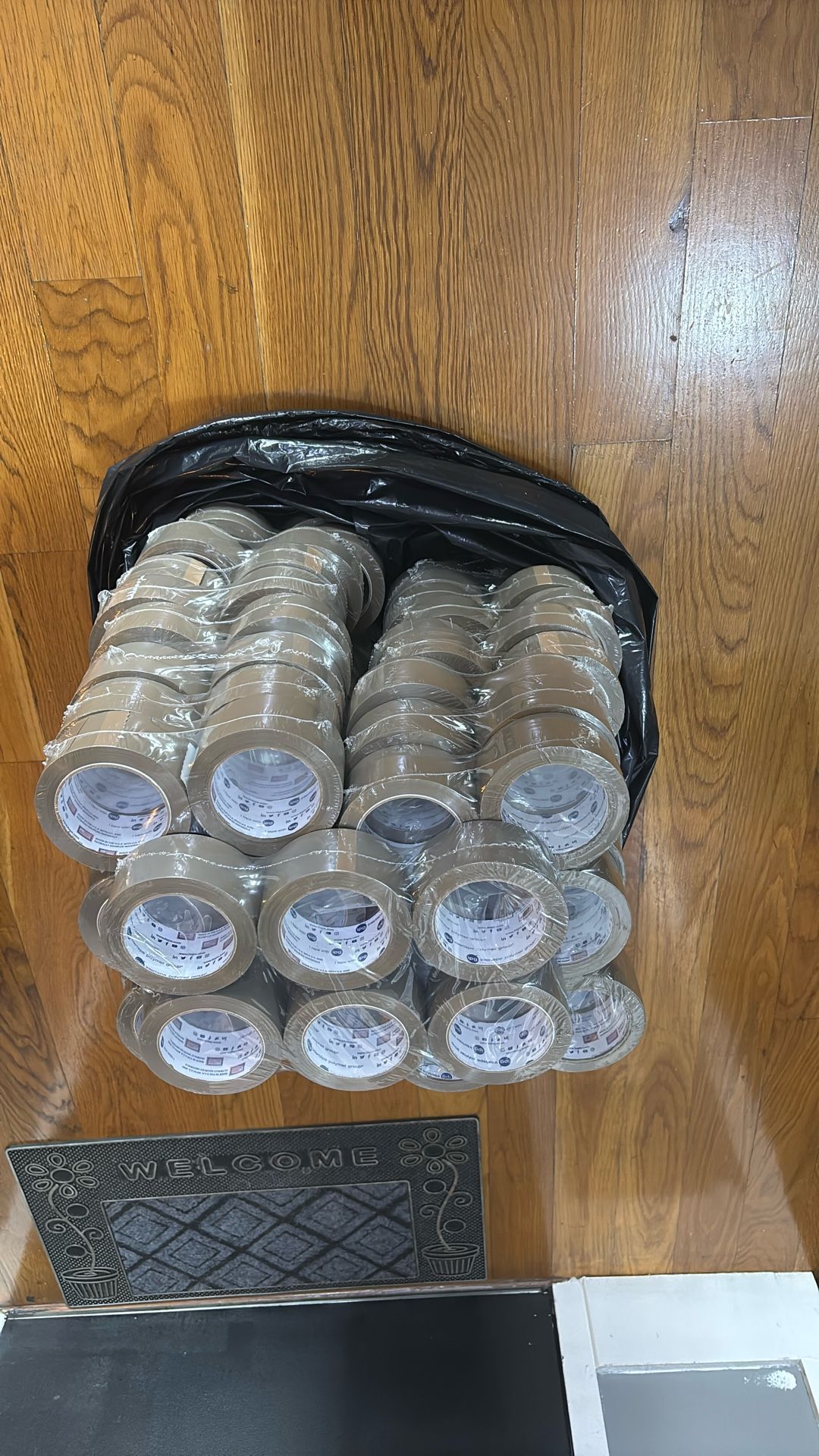 19 packs of tape for 250.00