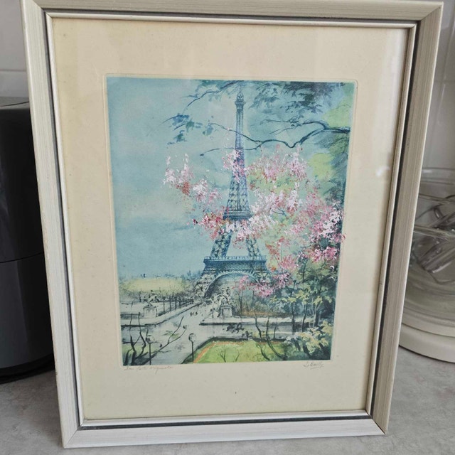 Original mixed media painting by Le Bailly.