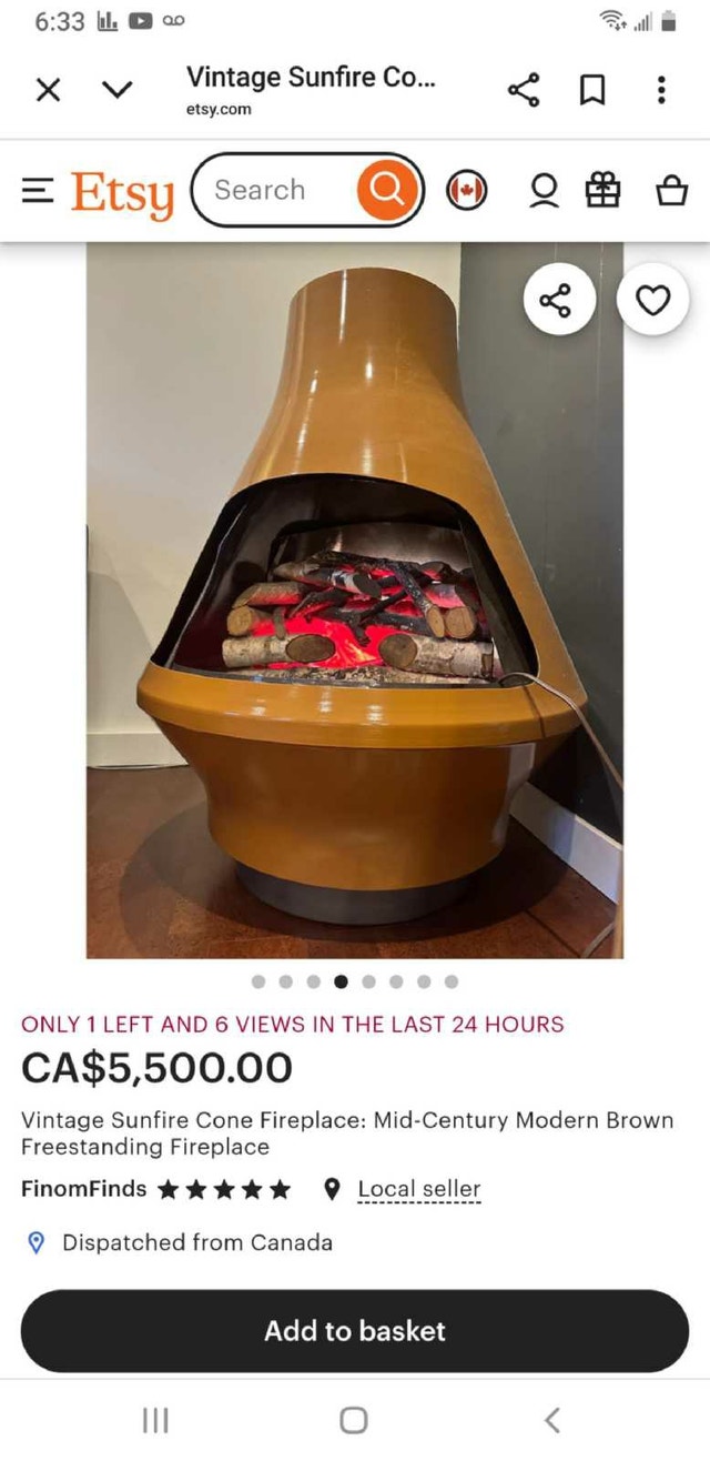 MCM Fireplace Display - photo 2