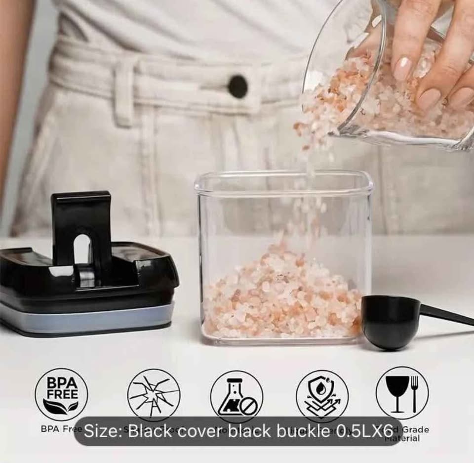 Brand new 6pc BPA free 0.5ml airtight containers set - photo 3