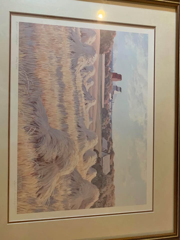 Isabel Levesque Prairie Village Print Framed