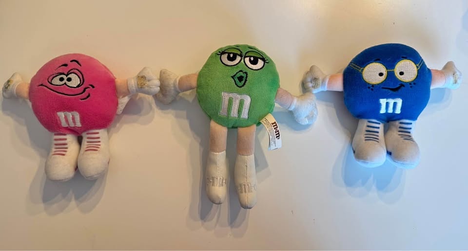 Vintage M&M Swarmees and mini green one
