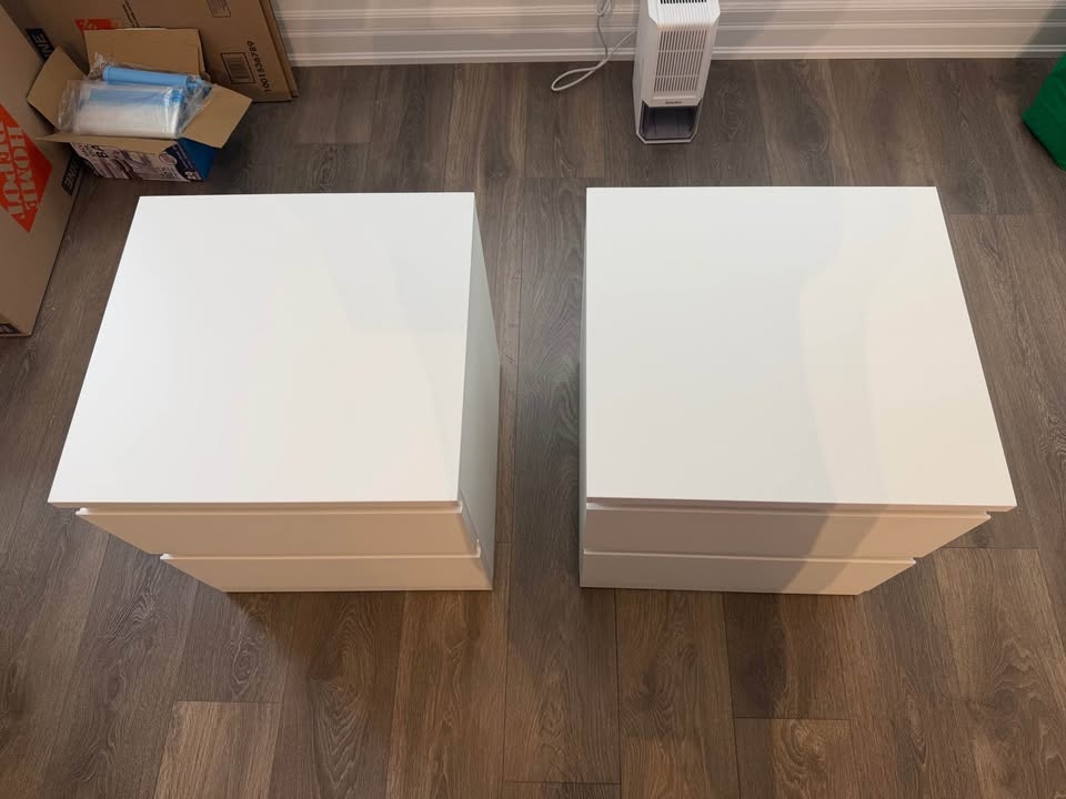 White Nightstands - Set of 2 or Single - photo 2