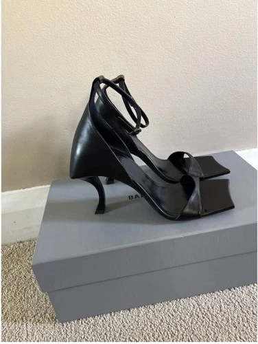 Balenciaga Hourglass 100mm Heels Sandals EU 38 / US 7.5 New w/ B - photo 4