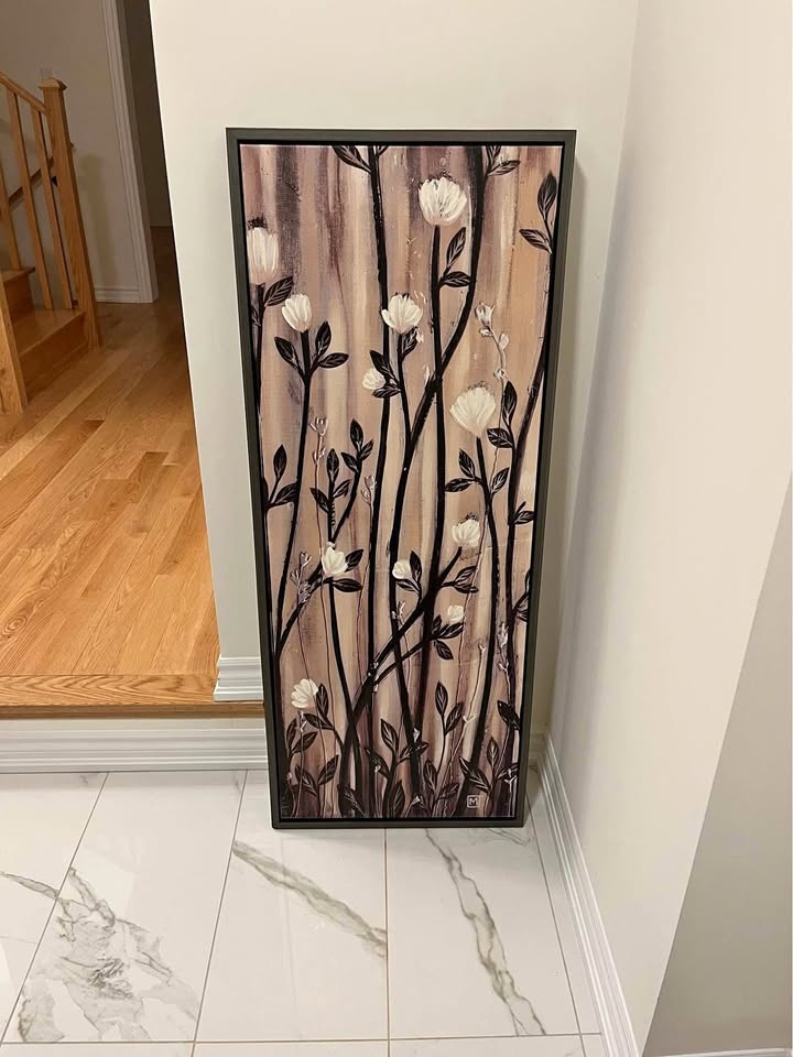 Ren Wil Manuela Jarry ‘Growing Up’ Hand-painted Canvas