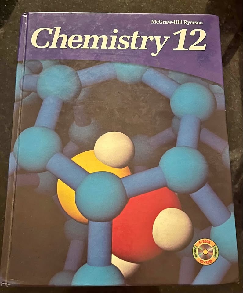 McGraw-Hill Ryerson Chemistry Grade 12 Textbook