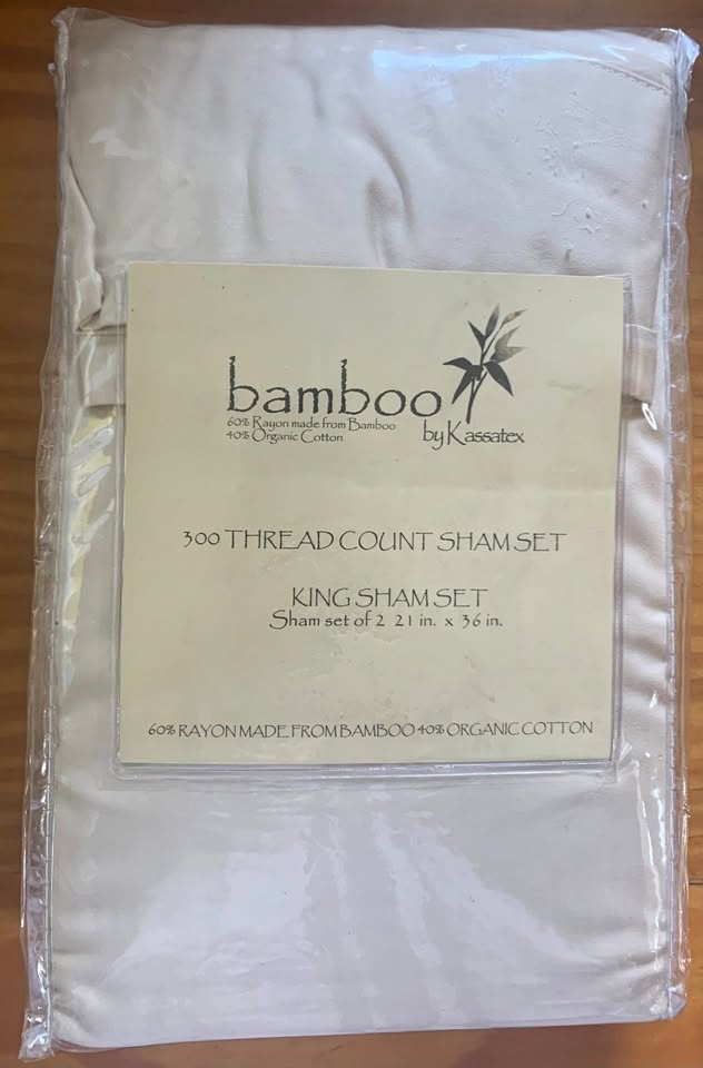 Bamboo by Kassatex Sham Set (MUST GO)