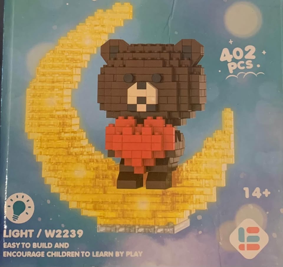Nanoblock Bear on Moon (MUST GO) - photo 3