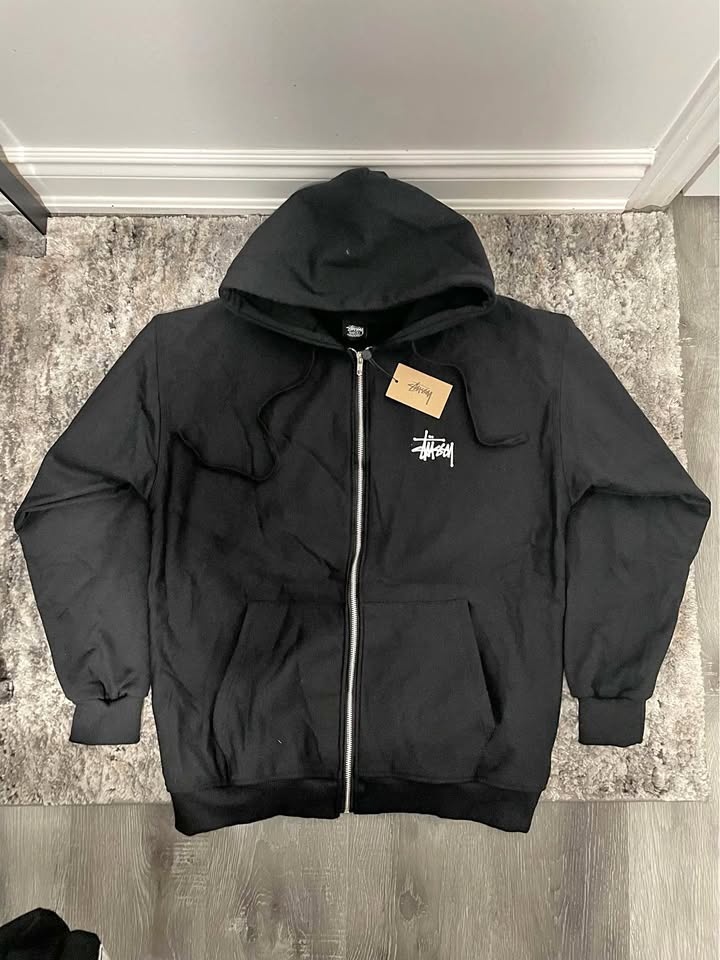 Basic Stussy Zip up Hoodie