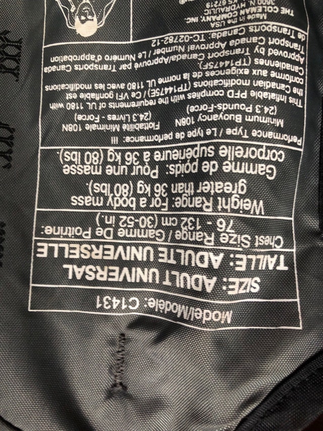 Stearns Model C1431 Life Vest - photo 2