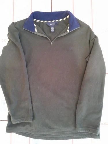 Nautica Fleece Pullover Zip Sweatshirt Jacket Men's Medium