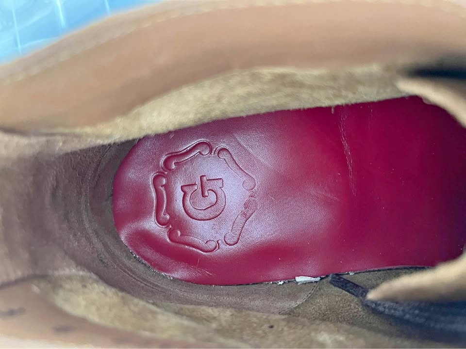 GRENSONS Suede 'desert' boots
