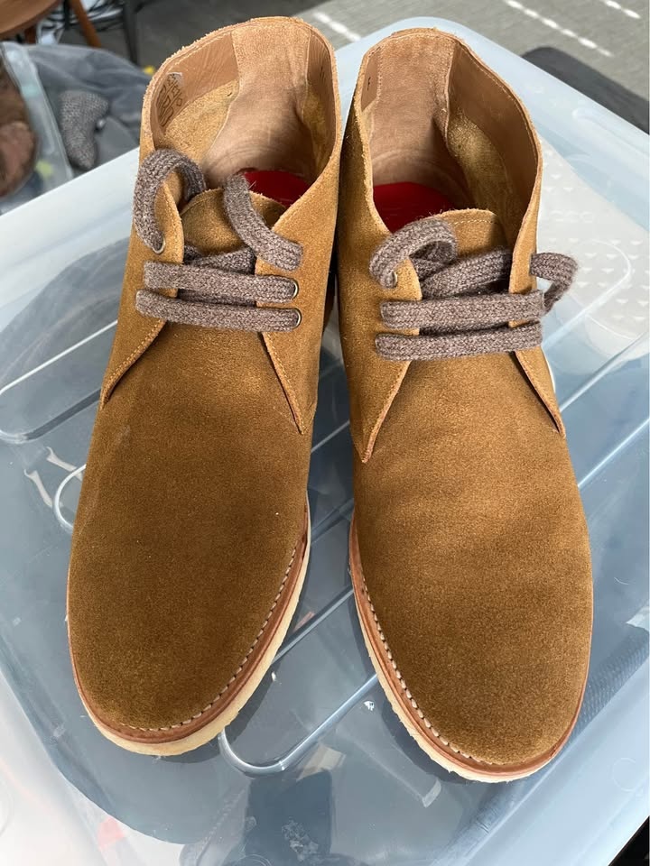 GRENSONS Suede 'desert' boots - photo 2