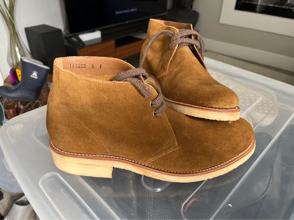 GRENSONS Suede 'desert' boots - photo 4
