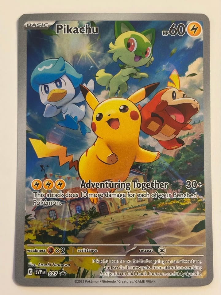 Pikachu Black Star Promo (Scarlet & Violet) - photo 2