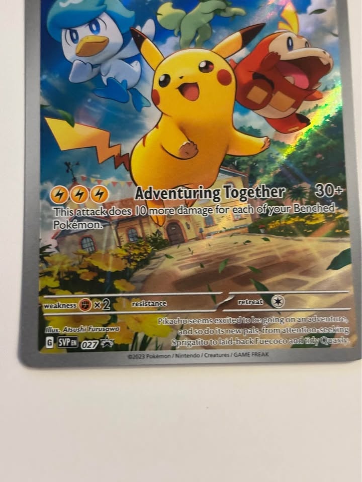 Pikachu Black Star Promo (Scarlet & Violet) - photo 4