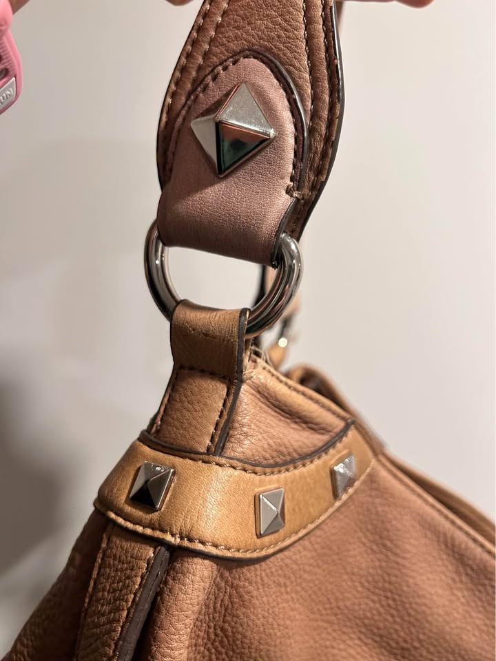 Genuine Leather Y2K B.Makowsky Hobo Bag - photo 4
