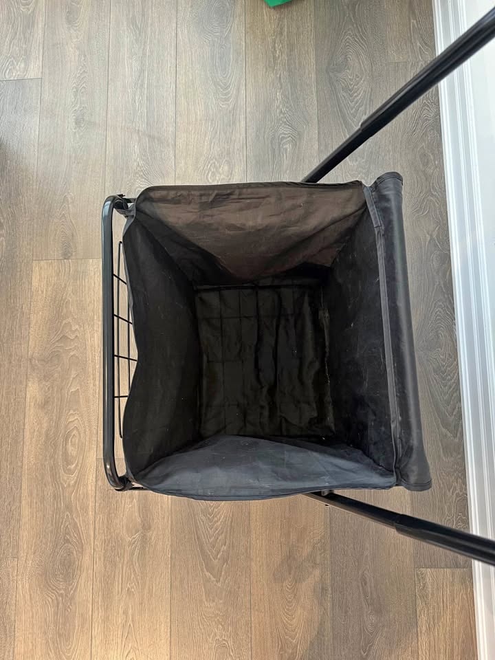 Black Utility Cart – Lightweight & Multi-Purpose
