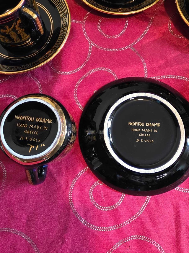 Neofitoli Keramik Cups and Saucers - photo 2