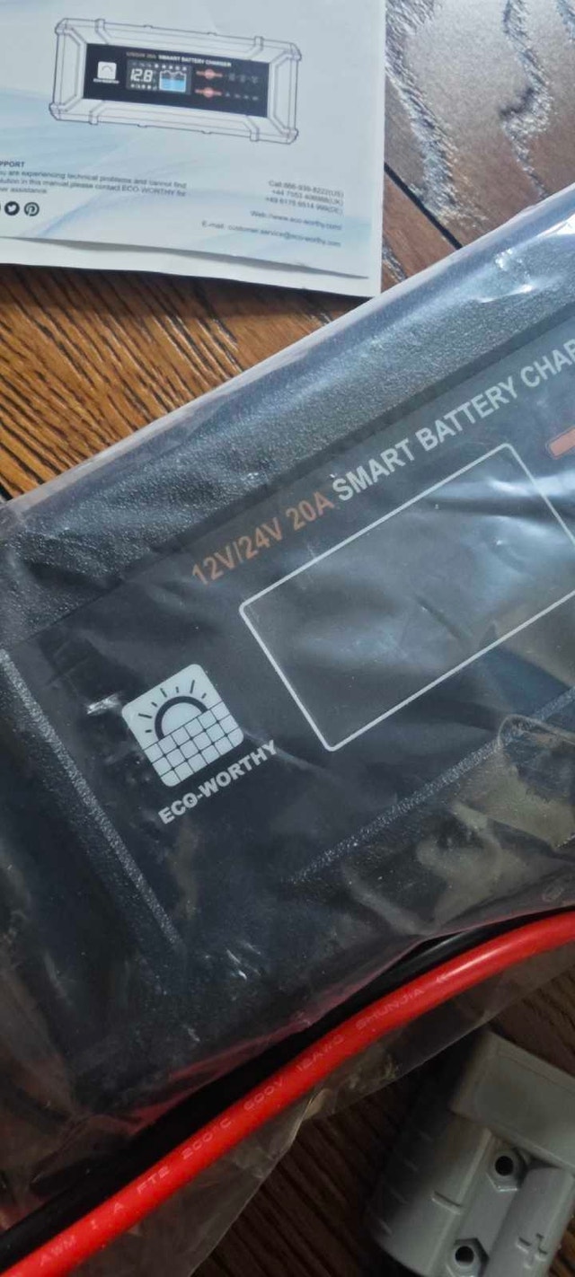 Ecoworthy 20a 12/24v Smart Battery Charger - photo 3