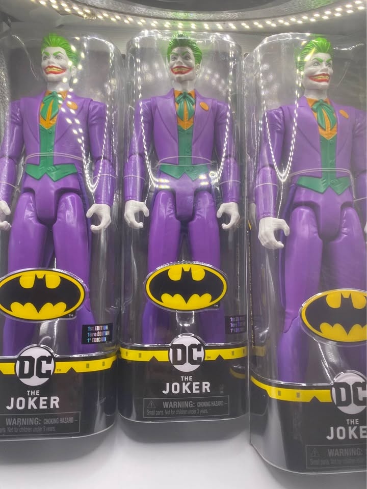 The Joker Action Figure - lot of 3 - 12" - 1st edition